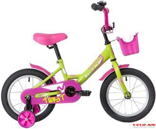 ВЕЛОСИПЕД NOVATRACK  TWIST 14" /зеленый