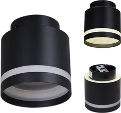 Точечный светильник  53001-9.5-001IL GX53+LED3W BK Reluce