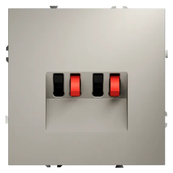 Розетка акустическая 4-местная Voltum S70 Кашемир VLS060303