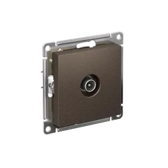 Розетка телевизионная оконечная 1 дБ Systeme Electric AtlasDesign Мокко ATN000691