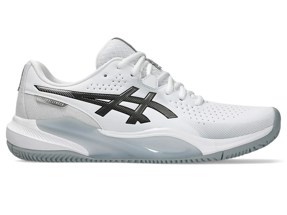 Мужские кроссовки теннисные Asics Gel-Challenger 15 Clay - white/gunmetal