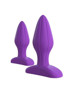 Набор анальных пробок с рельефом Fantasy For Her Her Designer Love Plug Set (Цвет: фиолетовый)
