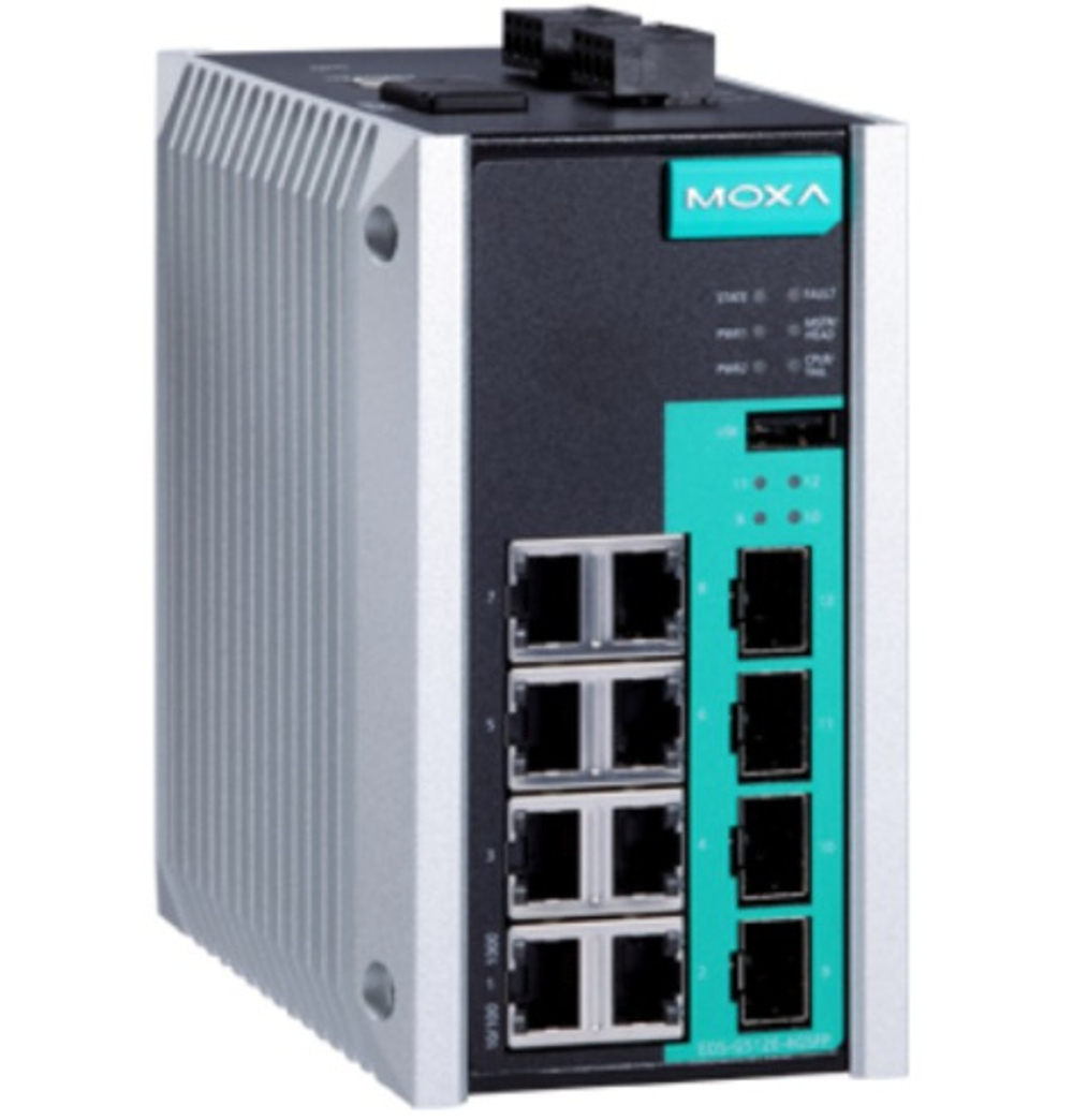 Коммутатор управляемый MOXA EDS-G512E-4GSFP