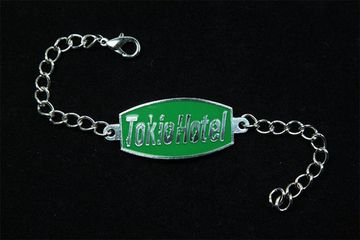 Браслет алюминиевый Tokio Hotel ( зеленый )