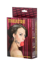 Кляп шарик TOYFA Theatre красный