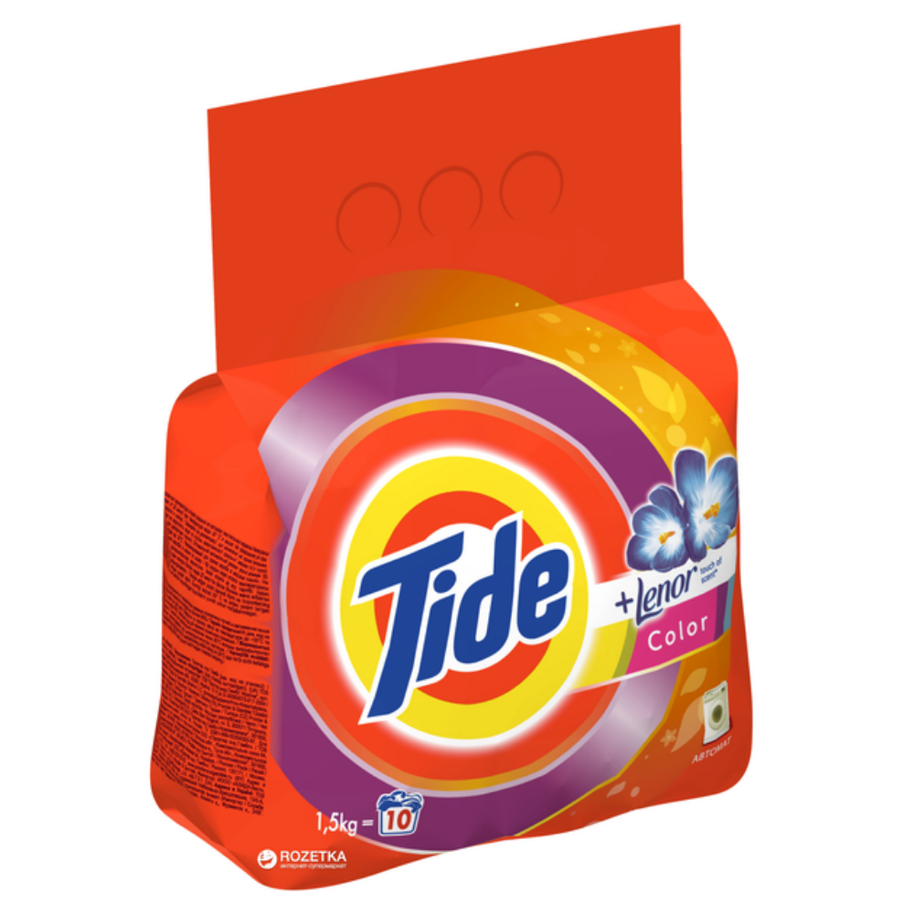 Стиральный порошок Tide Color с ароматом Lenor 1.5 кг