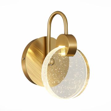 Бра LED 1*3W 3000K SL6104.201.01 золото Montecelio ST-Luce