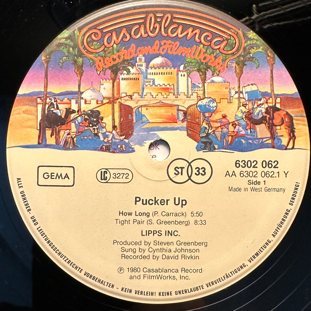 Lipps, Inc. - Pucker Up (Германия 1980г.)