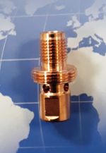 342P008673 Держатель наконечника M8, CuCrZr, для сварочных горелок MIG/MAG, ROBO RM62 TBi