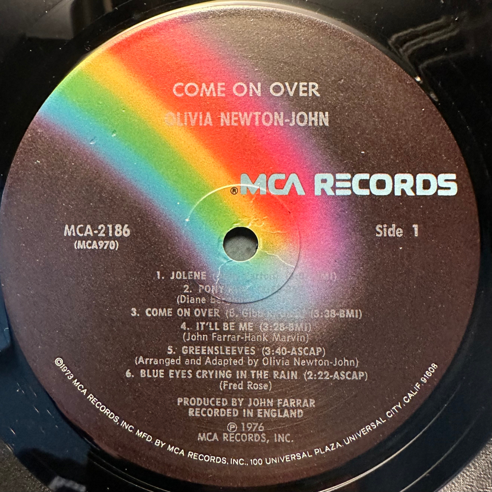 Olivia Newton-John - Come On Over (США 1976г.)