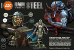 Набор акриловых красок AK Interactive NMM (Non Metallic Metal) Steel Set