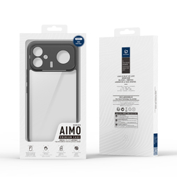 Чехол прозрачный с черными мягкими рамками для Xiaomi Redmi K90 Max, серия Aimo Series Case от Dux Ducis