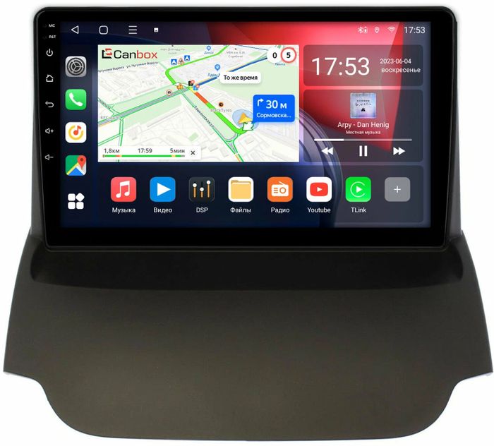 Магнитола для Ford EcoSport 2014-2017 - CanBox 9176 Android 10, SIM-слот