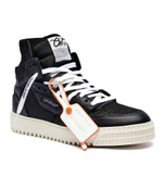 Кожаные кроссовки OFF-WHITE - черный(OMIA065F 24LEA004)