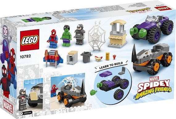 Lego konstruktor 10782 Hulk vs. Rhino Truck Showdown