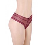 Трусики танга Ladies, бордовые, XS-S