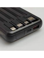 Внешний аккумулятор Mietubl MTB-PBWW06 10000mAh Magsafe, 3A, Type-C+1 встр. кабель, дисплей White