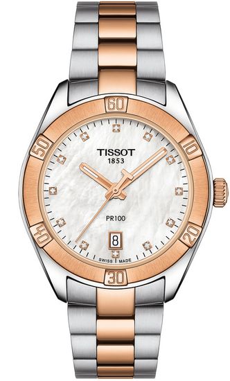 Женские часы Tissot T101.910.22.116.00 PR 100 Sport Chic