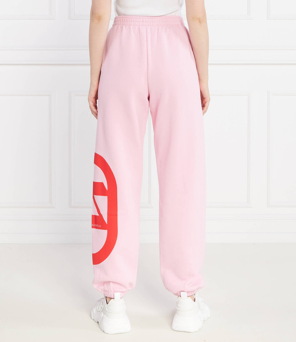 Спортивные штаны kl logo Karl Lagerfeld - розовый(235W1051)