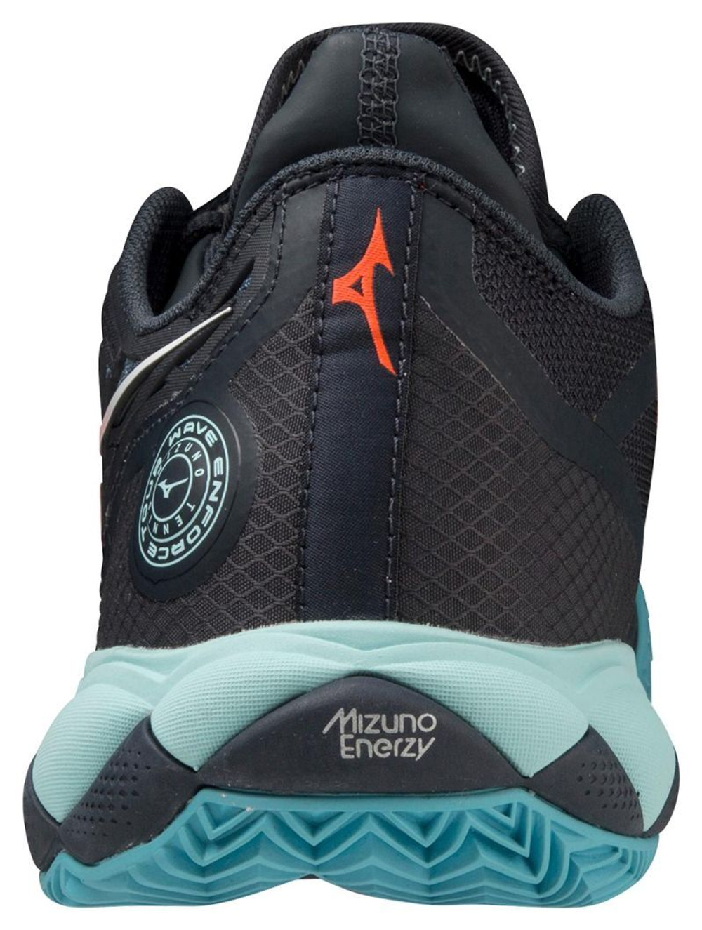 Мужские кроссовки теннисные Mizuno Wave Enforce Tour AC - collegiate blue/soleil/tanager turquoise