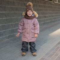 Аляска зимняя удлиненная "Кофе"