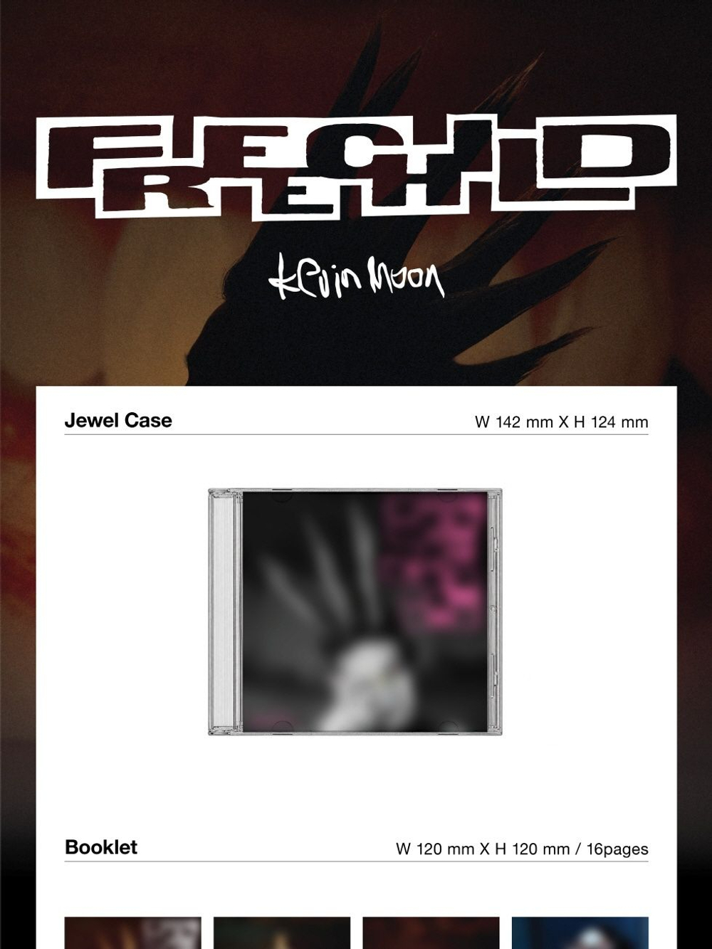 Альбом KEVIN MOON - FREECHILD 1st Single Album