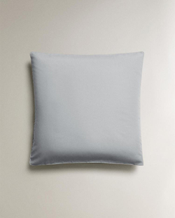 ZARA HOME (300 НИТЕЙ) НАВОЛОЧКА ИЗ ХЛОПКА ПЕРКАЛЬ, СИНИЙ