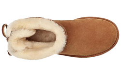 UGG Угги Classic Double Bow Mini, коричневый/белый