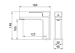 Смеситель для раковины Grossman Style 510.K35.05.320 золото сатиновый,1 место
