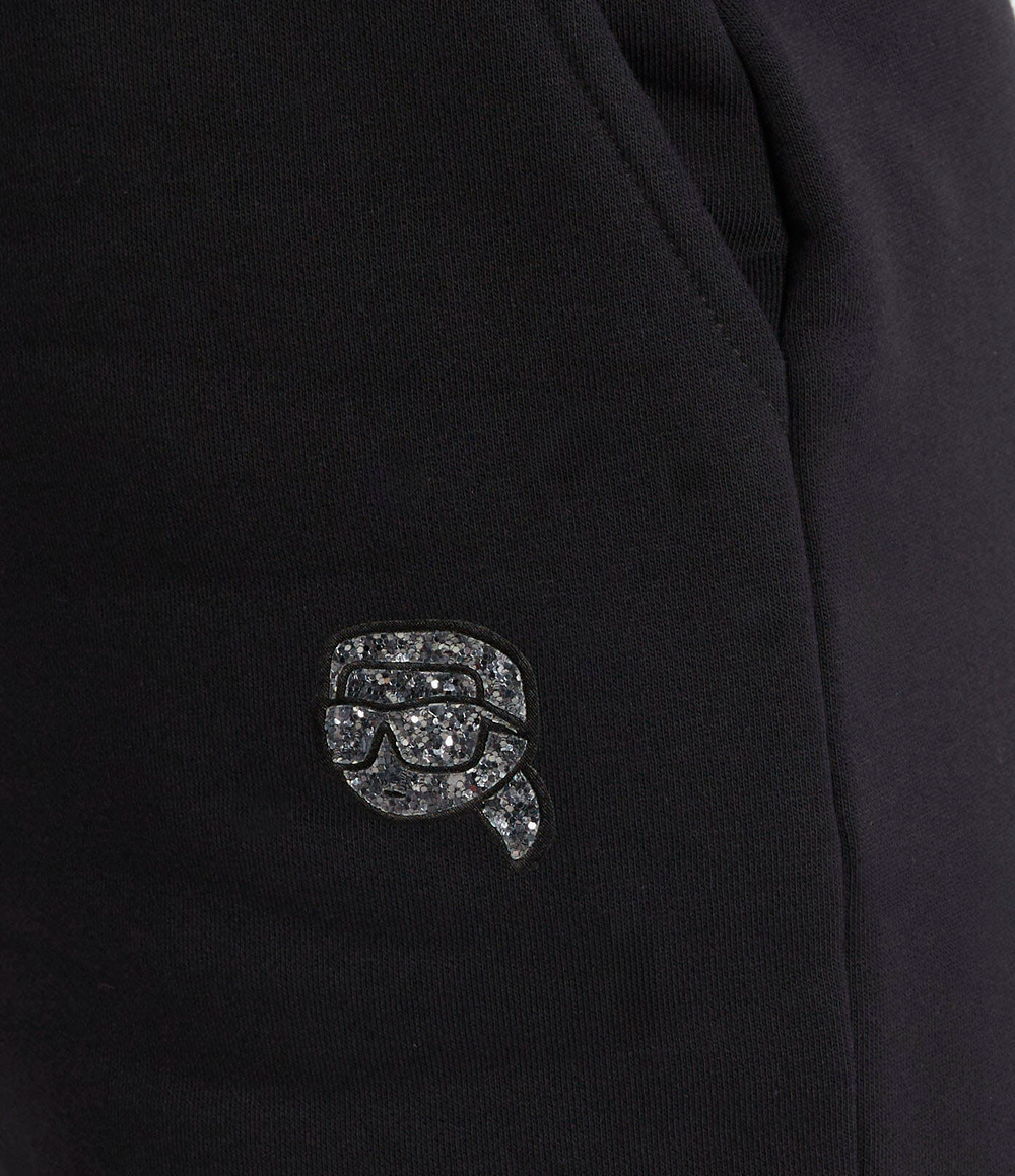 Спортивные штаны ikonik 2.0 glitter Karl Lagerfeld - черный(240W1050)