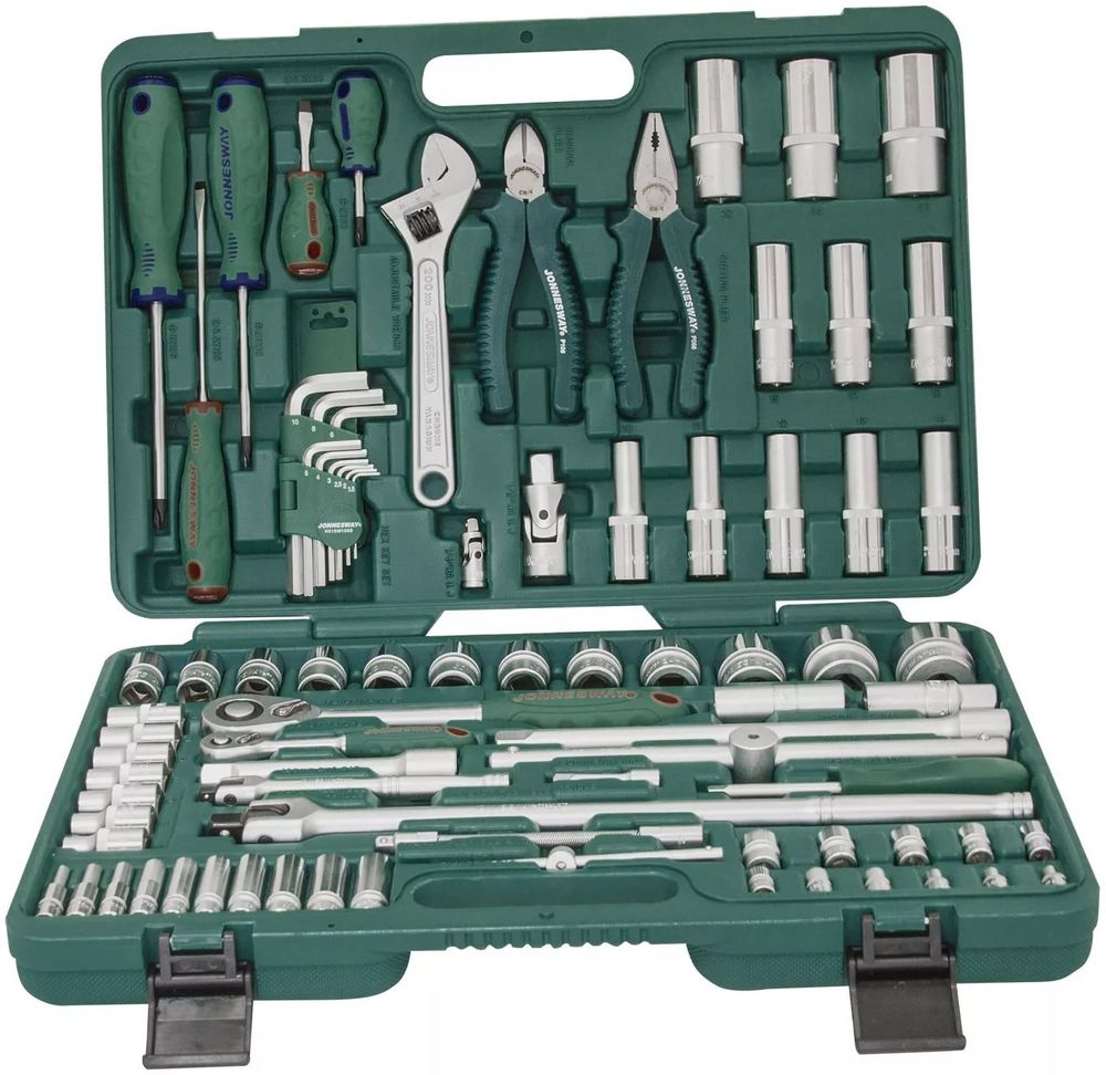 Набор инструмента Jonnesway 83 предмета 1/4", 1/2" S04H52483S