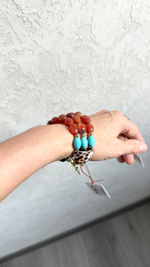Браслет Nature Bijoux, Surabaya, с агатом, говлитом и раковиной тигровой Ципреи, NB25.2-13-44274 (ко