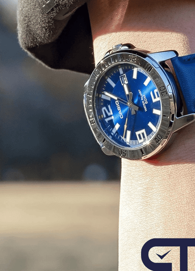 Casio MTP-VD01L-2B — мужские наручные часы