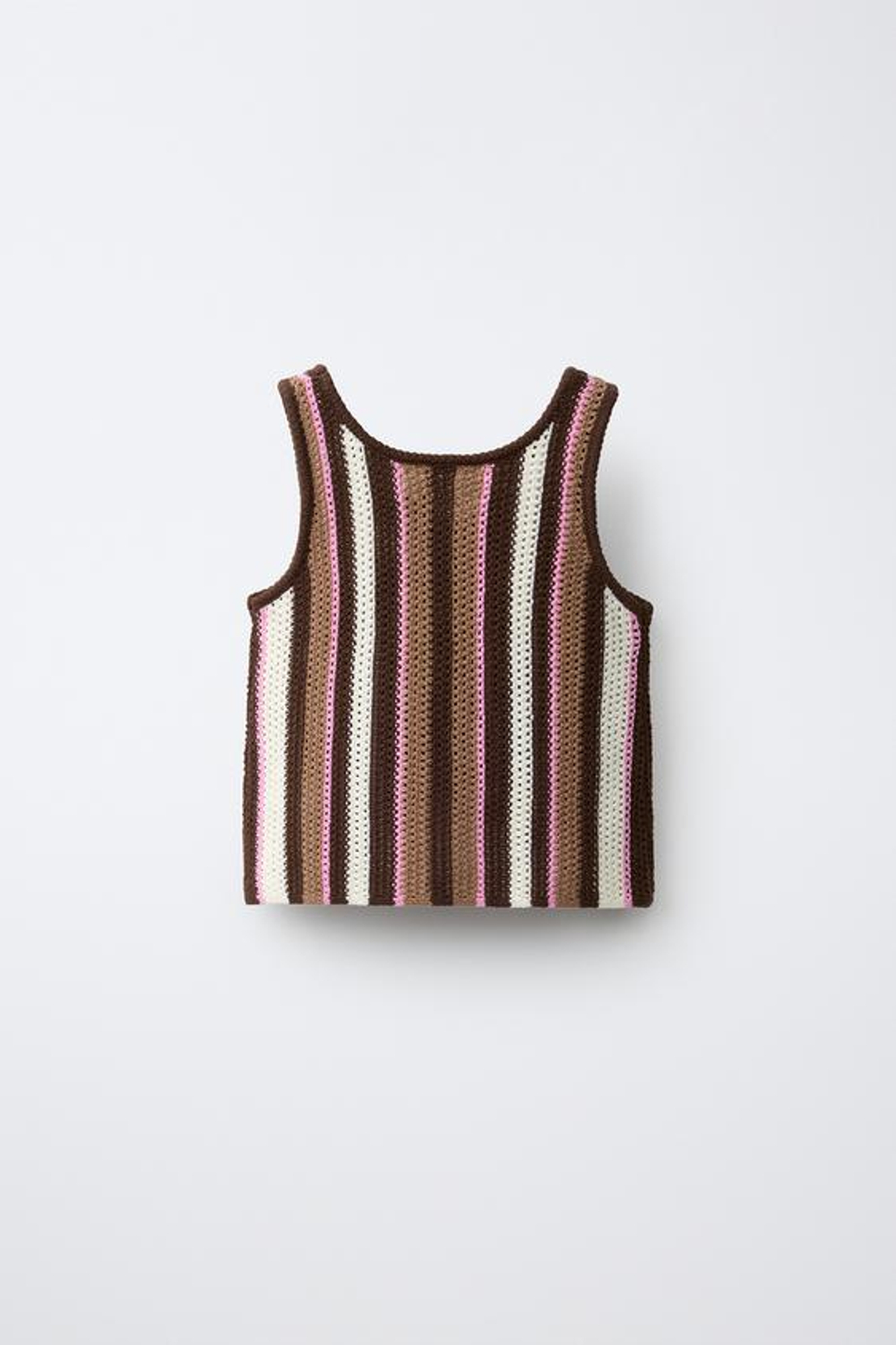 ZARA ТОП В ПОЛОСКУ, ОТТЕНКИ КОРИЧНЕВОГО