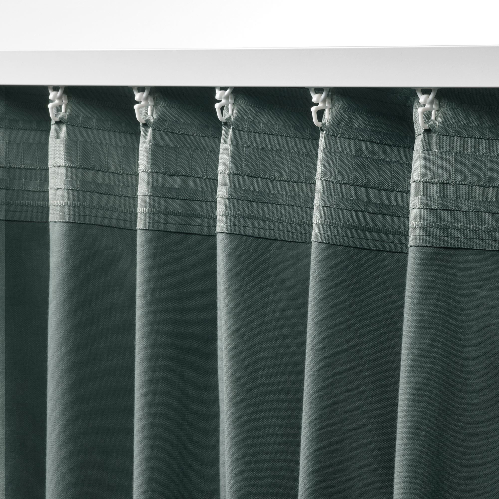 Комплект штор IKEA SANELA (САНЕЛА), Хаки, 140x250 см, 2 шт
