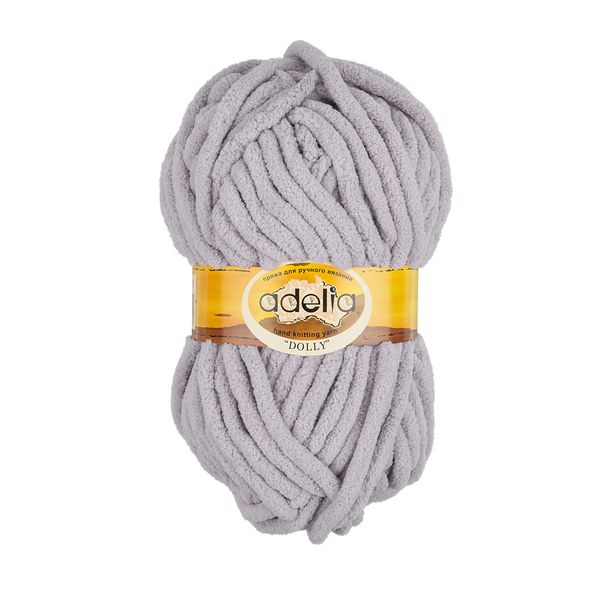 Пряжа Adelia Dolly / уп.5 мот. по 100г, 40м, 06 серый