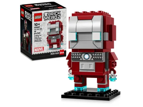 Конструктор LEGO BrickHeadz Marvel 40669 Железный человек