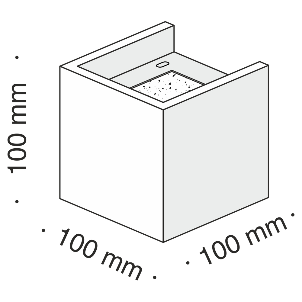 Настенный светильник (бра) Technical C155-WL-02-3W-W