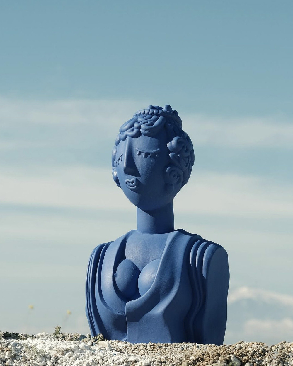 Скульптура Bust Poppea Blue 11513B