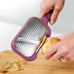 Терка и овощечистка 2-в-1 25см Trebonn Kitchen Tools фиолетовый