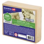 Пластилин скульптурный BRAUBERG ART CLASSIC, телесный, 0,5 кг, мягкий, 106515