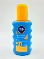 Солнцезащитный спрей NIVEA Sun  для защиты от солнца и усиления загара  SPF 50, 200 мл (Германия)