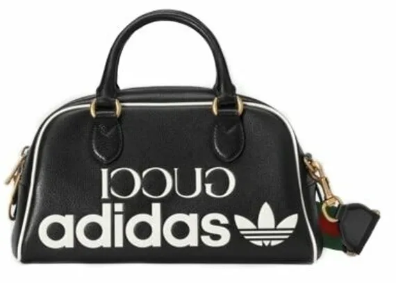 Миниатюрная сумка-дафл Adidas X Gucci черный