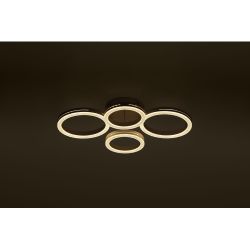 Светильник потолочный светодиодный Rivoli Juniper 6187-702 LED 75 Вт 3000-6000К белый с пультом | Rivoli