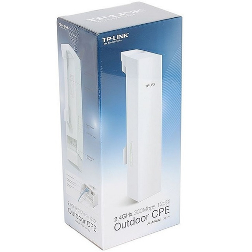 Точка доступа внешняя TP-LINK PHAROS CPE220 (802.11n, 2.4 ГГц, 300 Мбит/сек, 20 dBm, 2xLAN, PoE)