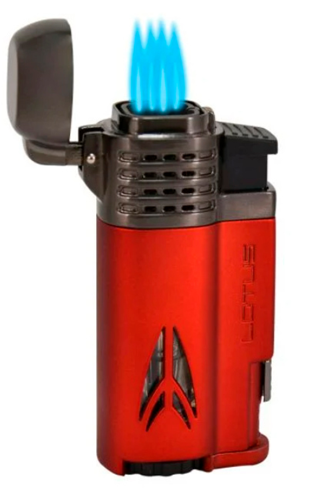 Зажигалка Lotus Defiant Red Matte & Dark Gunmetal 6530