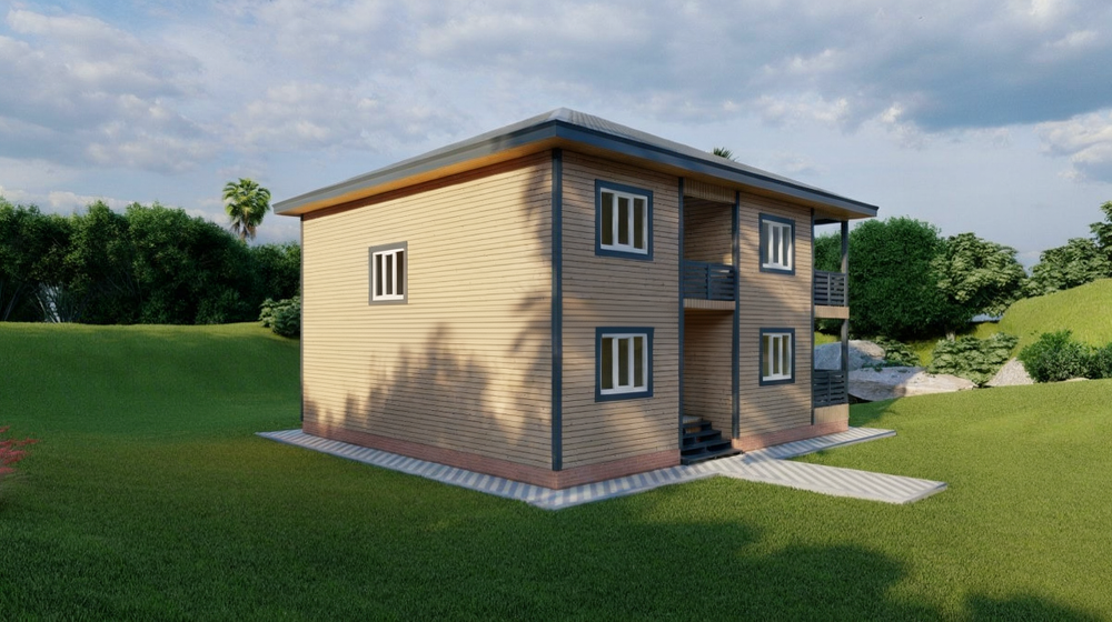 Каркас дома 10.5 x 12 м