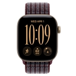 Умные часы Apple Watch Series 12 GPS, 42mm, Light Gold Aluminum Case with Burgundy Plaid Sport Loop
