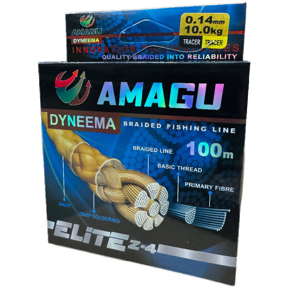 Плетенка AMAGU 100м / 0.18 мм. ( у нас 100% -100 метров)