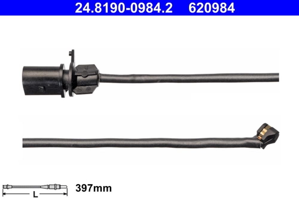 ATE - 24819009842-ATE - Warning Contact, brake pad wear